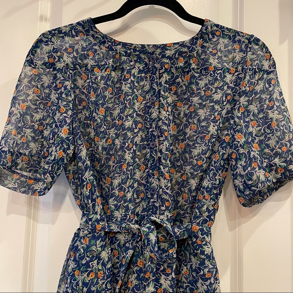 ⭐️Vintage Blue Day Dress ⭐️